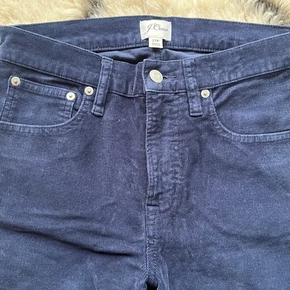 J.Crew Vintage Straight Corduroy Pants – Navy – 27P – Excellent Condition - Picture 5 of 5